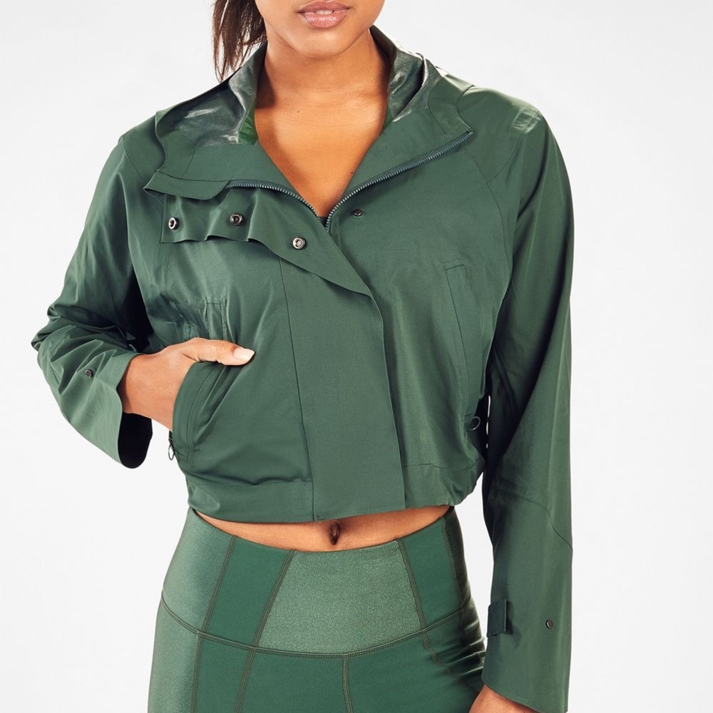 NWT!! Fabletics Erika Cropped Hooded Jacket